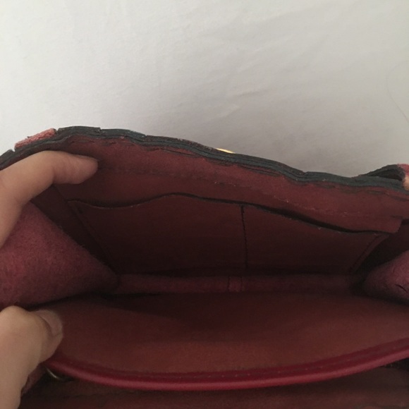 Sami Amin Small Rainbow Bag | Red | Leather - Picture 6 of 8